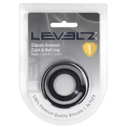 Levelz Ballstretcher Grooved Noir Noir